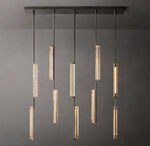 Audubon Crystal Linear Chandelier 54"