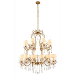 Golden Iron 24-Light Chandelier