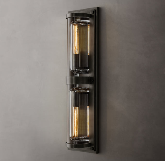 Savile Round Linear Sconce