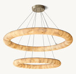 Rivage Lisse Two-Tiered Round Chandelier 61"