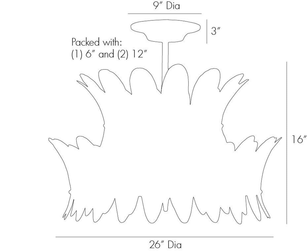 Analise Two Tier Chandelier