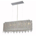 Moda Chrome Six-Light Chandelier with Clear Royal Cut Crystals