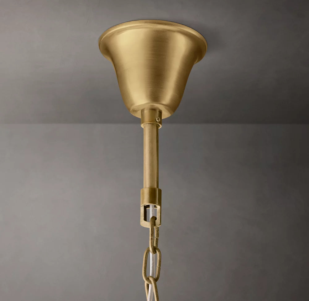 1920s Odeon Round Chandelier 44"