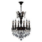 Brass Six-Light Chandelier
