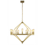 Illumina Burnished Brass Twelve-Light Chandelier