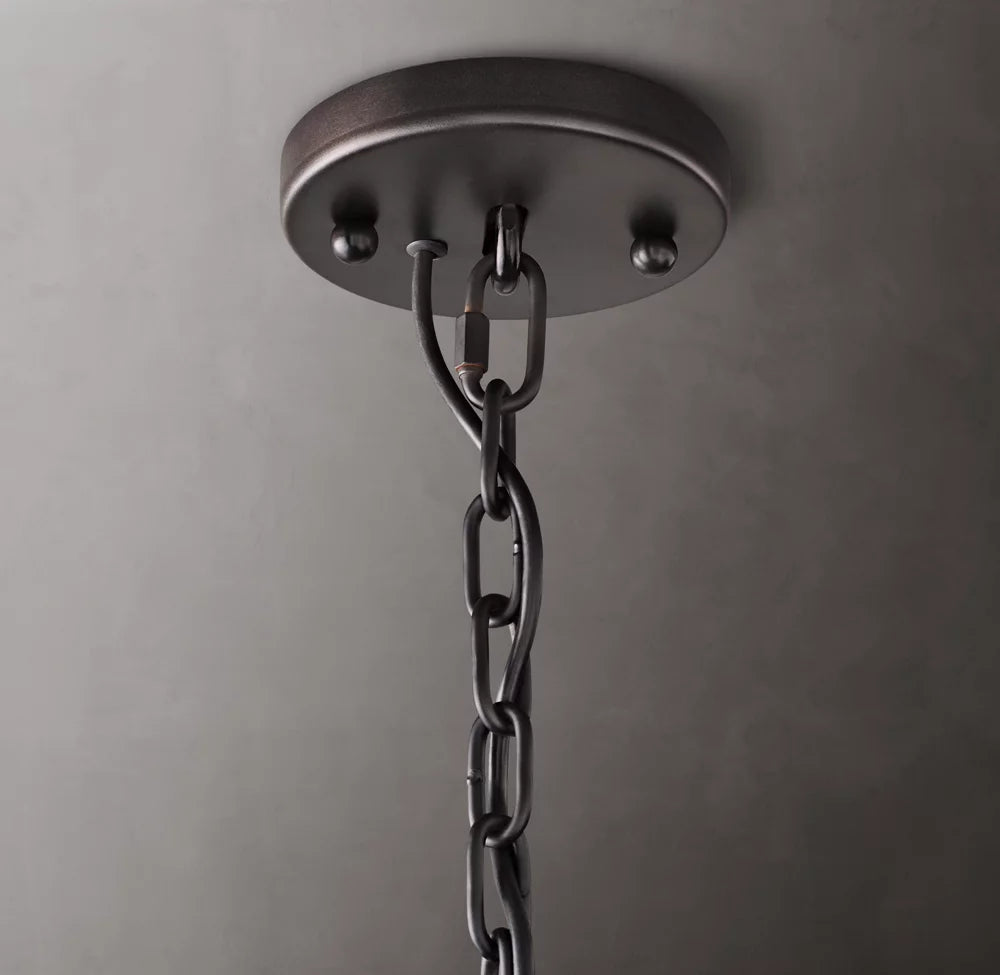 Harlow Calcite Round Chandelier 60"