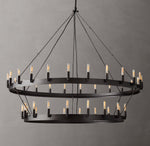Camino Vintage Filament Two-Tier Chandelier 50"