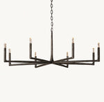 Thaddeus Round Chandelier 60"