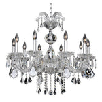 30-Inch Wide Chandelier with Firenze Clear Crysta