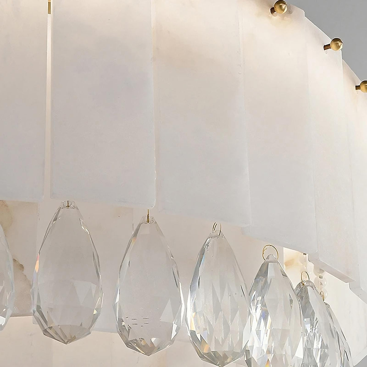 Marble & Crystal Modern Chandelier