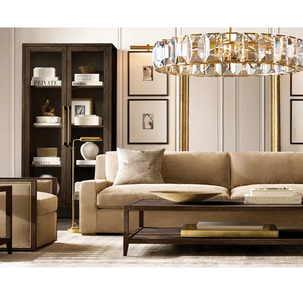 Harlow Crystal Round Chandelier 60"