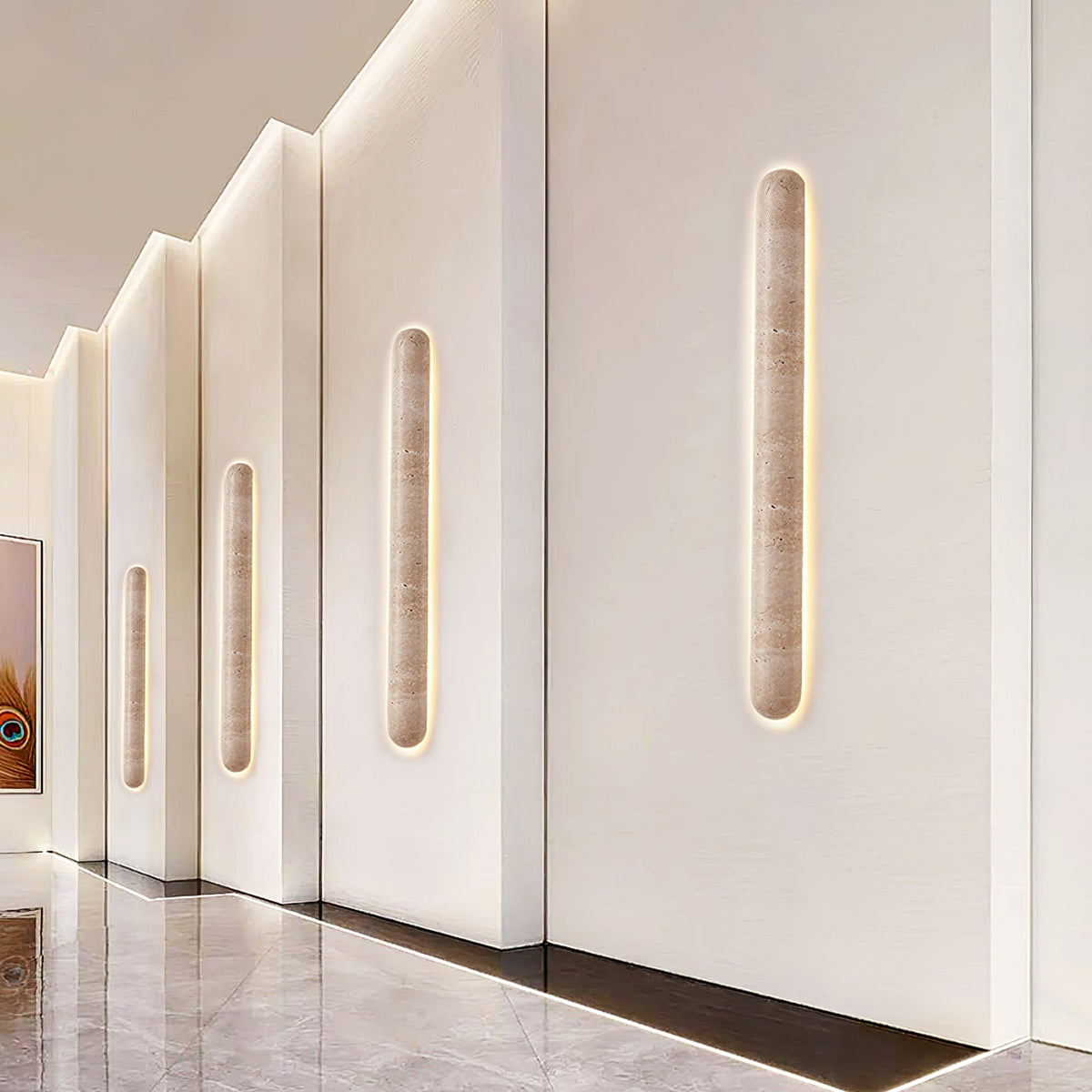 Liora Travertine Wall Sconce