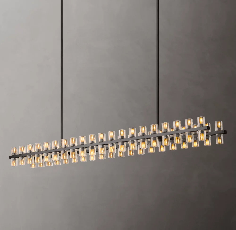 Arcachon LED Rectangular Chandelier 72"
