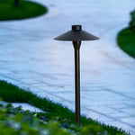 Mushroom Shaped Waterproof 7W LED Black Modern Outdoor Path Lights