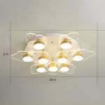 Acrylic Flower Design LED Nordic Ceiling Light Flush Mount Lighting
