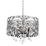 Black Pearl Six-Light Chandelier with Swarovski Elements Crystal