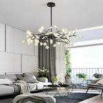 Branches Metal Acrylic Nordic Chandelier Ceiling Light Hanging Lamp