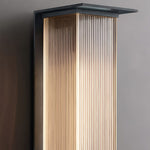 Rectangular Waterproof LED 3w Modern Outdoor Solar Wall Sconces Lighting