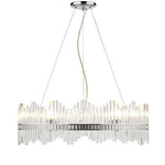 Chrome Six-Light Chandelier