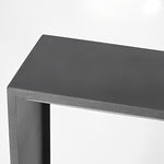 Rectangular Glass Mountain Scenery Black Modern Outdoor Pathway Lights