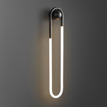 Round Rectangular Three Step Dimming LED Copper Minimalist Wall Lamp