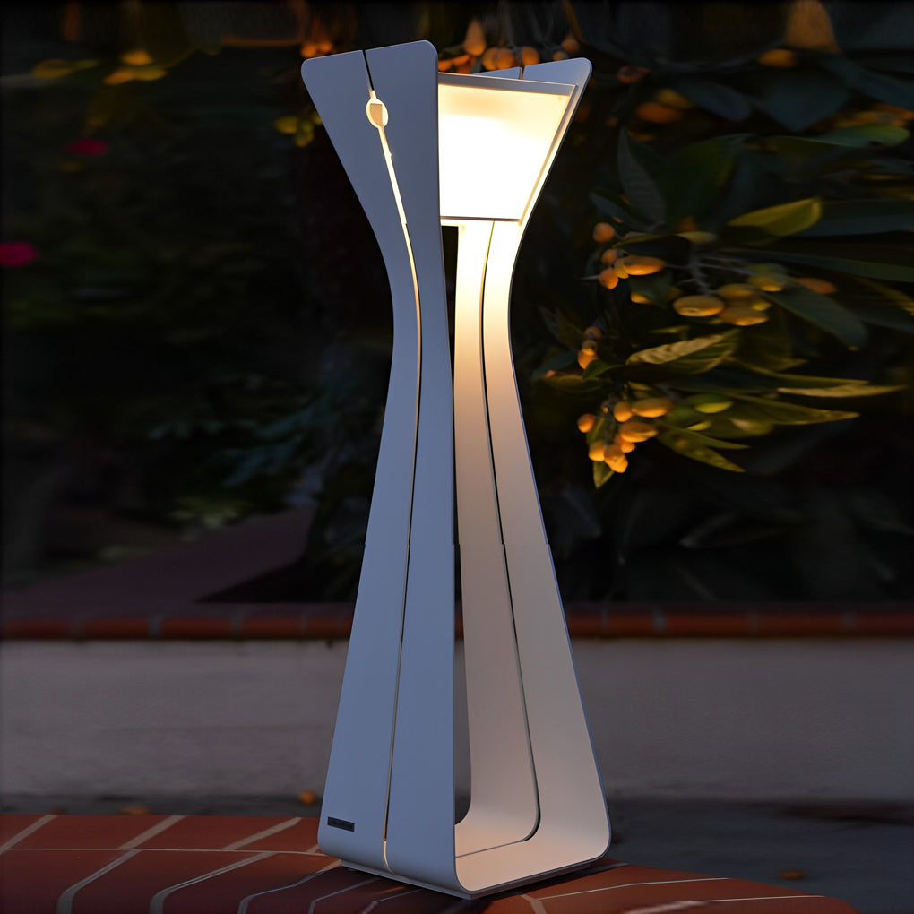 Waterproof Stainless Steel LED Modern Solar Pathway Lights Outdoor Lamp