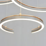 Modern Circular 2/3-Light C-Shape Suspension Ceiling Lamp