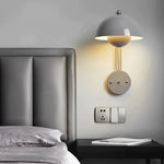 Creative Circular Three Step Dimming Nordic Round Wall Sconce Wall Lamp