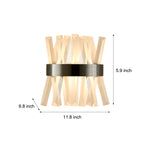 Creative Crystal Strips Luxury up and down Lighting Nordic Wall Lamp