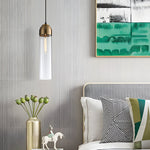 Simple Long Tube Glass Bottle Nordic Simple Small Chandelier Pendant Lights