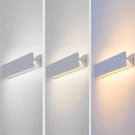 270° Rotatable Adjustable Rectangular Strip LED White Nordic Wall Lamp