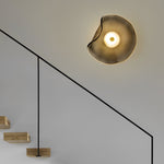 Irregular Round Glass Creative Postmodern Wall Lamp Wall Sconce Lighting