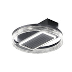 19.7 In. Nordic 6 Speeds Bladeless Ceiling Fan with LED Light, Remote Control