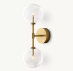 Glass Globe Linear Sconce