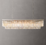 1920s Odeon Rectangular Chandelier 59"