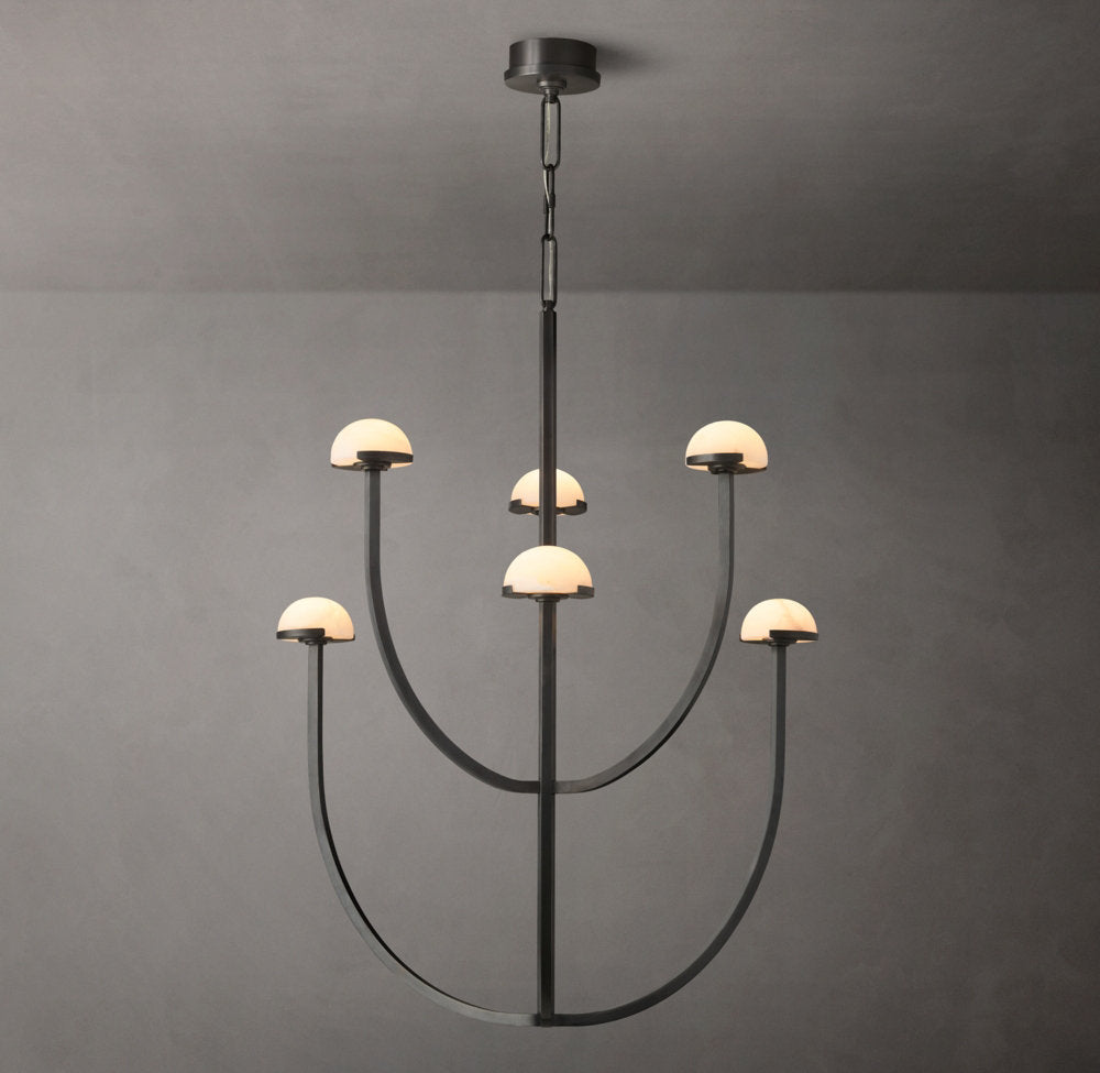 Pedra Round Chandelier 32"