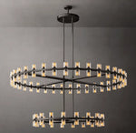 Arcachon LED Round Two-Tier Chandelier 60"