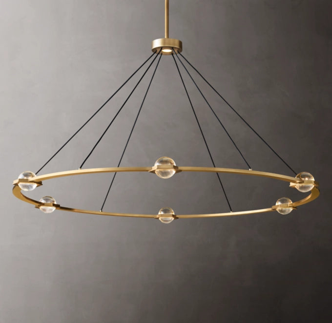 └clatant Round Chandelier 60"