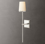 Pauillac Fabric Shade Torch Sconce