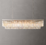 1920s Odeon Rectangular Chandelier 59"