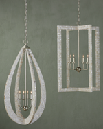 Arietta White Teardrop Chandelier