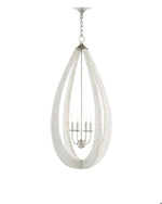 Arietta White Teardrop Chandelier