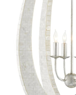 Arietta White Teardrop Chandelier