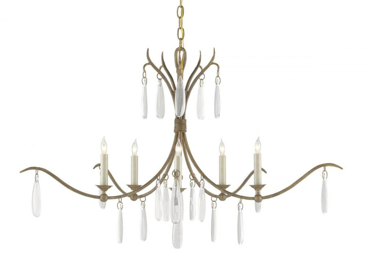 Marshallia Small Gold Chandelier
