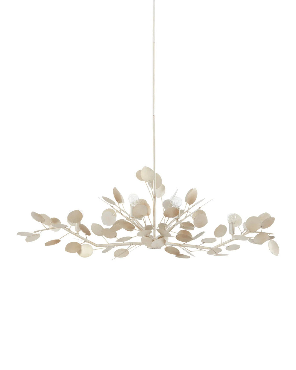 Lunaria Silver Oval Chandelier