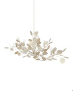Lunaria Silver Oval Chandelier