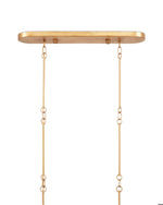 Grand Lotus Oval White Chandelier