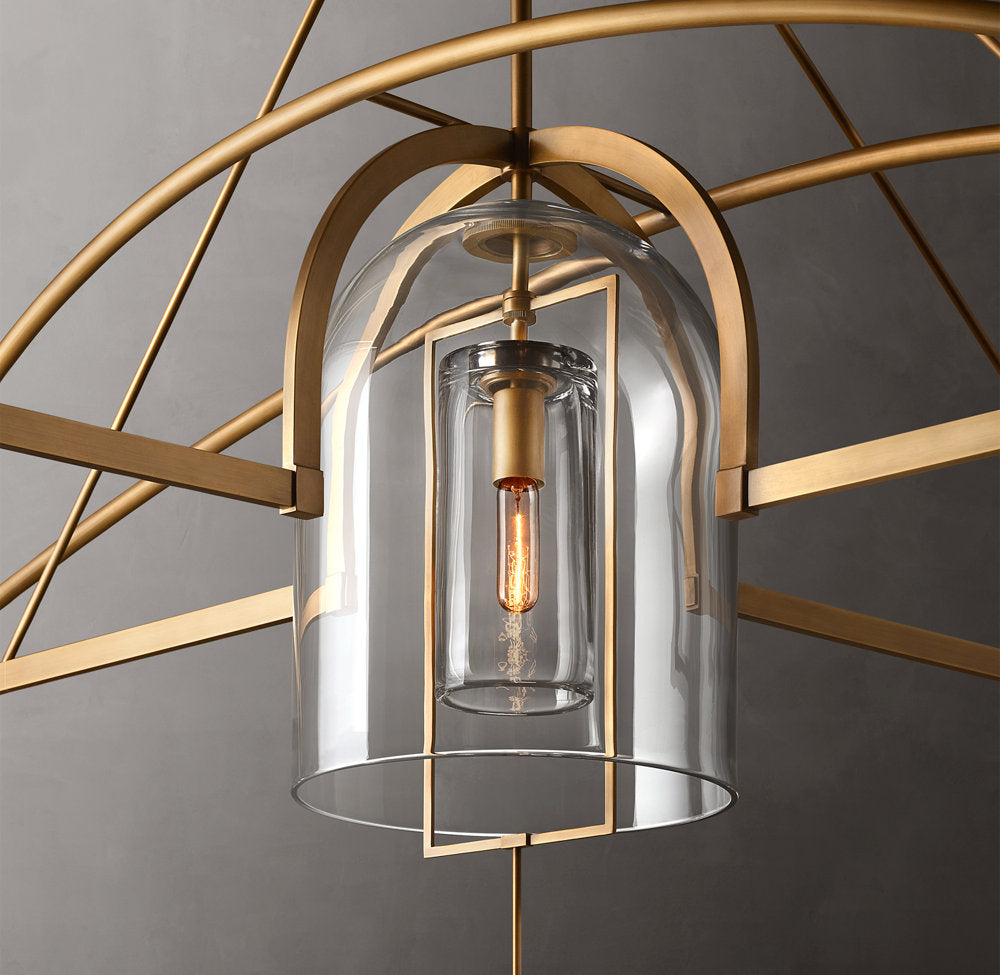 Fulcrum Grand Round Chandelier