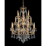 Etta Olde Brass Sixteen-Light Crystal Chandelier