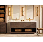 Savile Round Linear Sconce